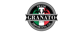 a black and white logo with red white and green colors